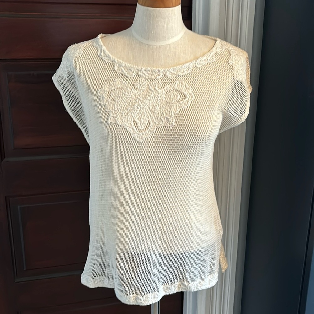 dkny jeans - XL lace top